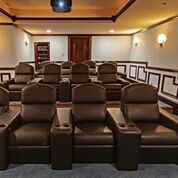 Client Home Theater - Elite Home Theater Seating, SONY Projector
