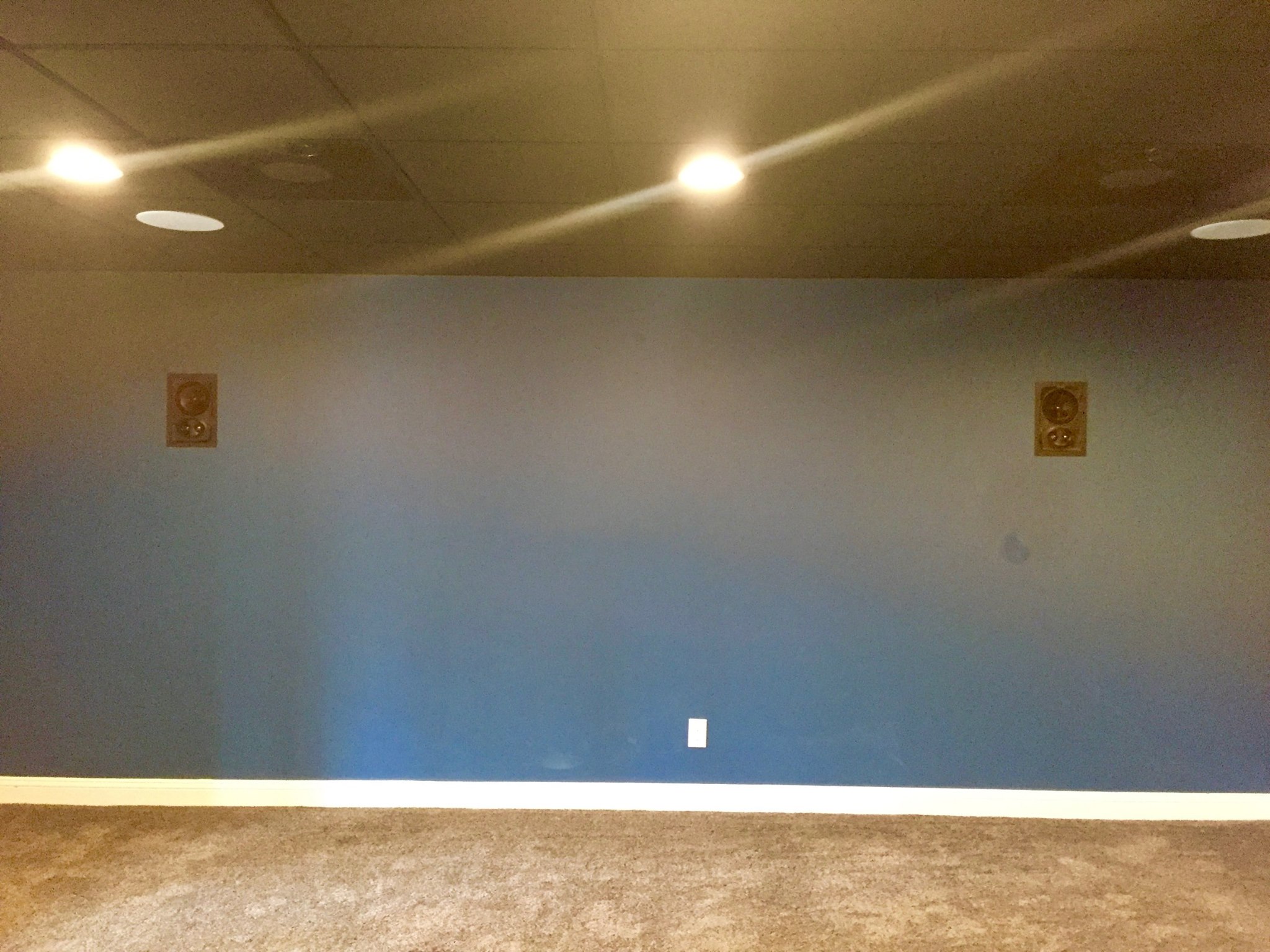 Recessed Wall and Ceiling Speakers for Home Theater Room